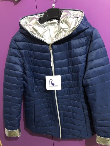 Giubbotto giubbino giacca blu - giubbotto,