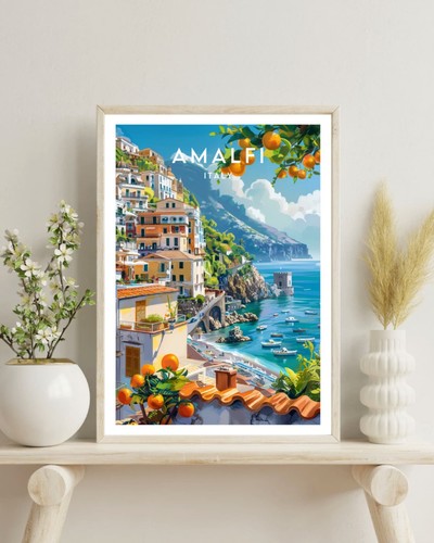 Poster viaggio costiera - da,