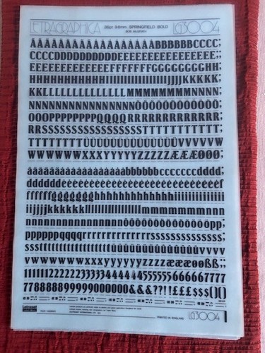 Letraset lettere di - 3,