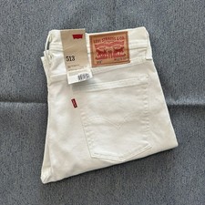 Jeans Levis 513 denim bianco