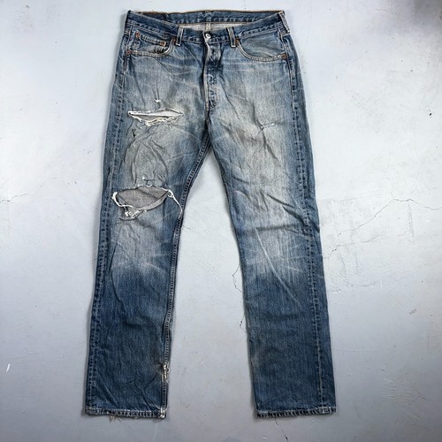 Jeans levis 501 vintage y2k - jeans,