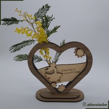 Portafiori DuoColor in legno