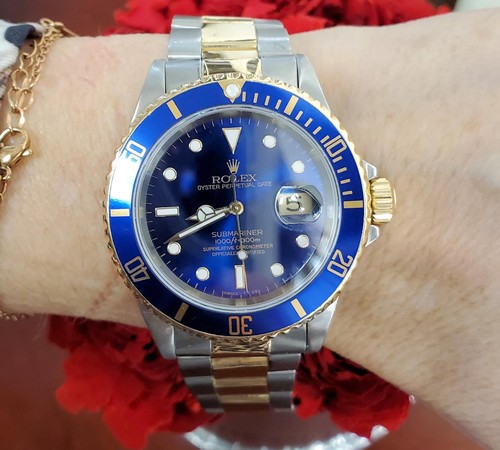 Rolex submariner 16613 two - rolex,