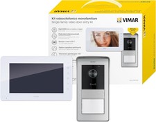 VIMAR K42910 KIT VIDEOCITOFONO MONOFAMILIARE 7" 2 FILI RFID ALIMENTATORE MULTISP