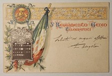 CARTOLINA MILITARE - 3° REGGIMENTO GENIO TELEGRAFISTI - VIAGGIATA 