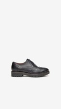 Women's Lace-Up Shoes Black