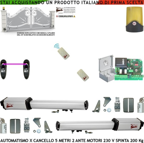 Automatismo cancello battente - automatismo,