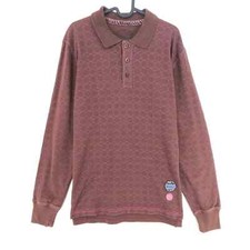 SINGOLARE Polo A Righe Marrone