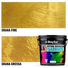Pittura decorativa per interni ORO effetto sabbiato metallico GOLD Fine 2,5 LT