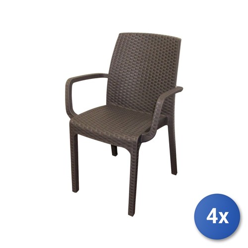 Sedia con braccioli modello - 4x,