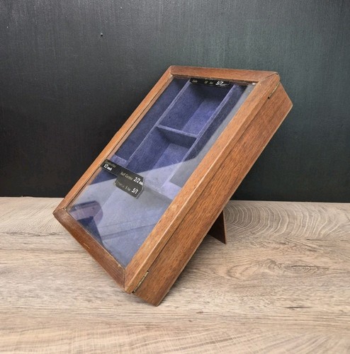 Vintage cigar display case box - display,