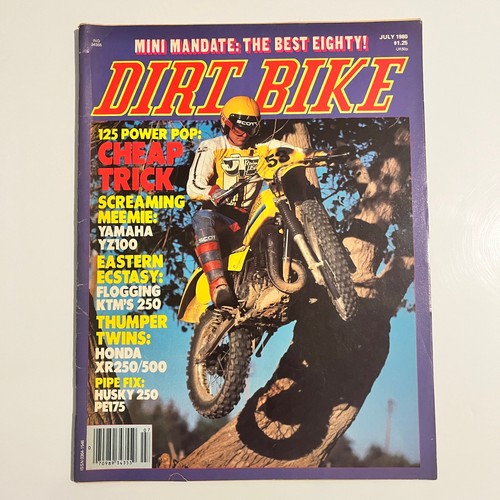 Dirt bike magazine july 1980 - bike,
