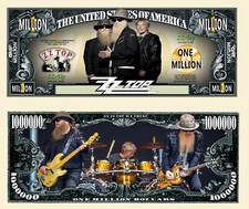 Zz Top ! Banconota 1 Million