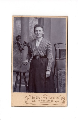 Foto cdv ritratto donna - di,