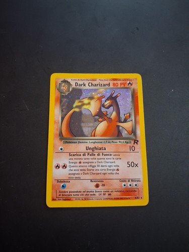 Carta pokemon dark - pokemon, charizard