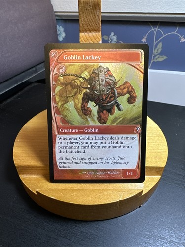 Carta goblin lackey foil - goblin,