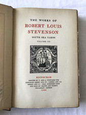 The Works of R.L. Stevenson Vol III 1896 PREVIOUSLY OWNED BY RANDOLPH CHURCHILL