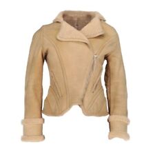 Ermanno Daelli Giacca Donna Vintage Pelle  Col.  Sabbia Taglia 40 IT