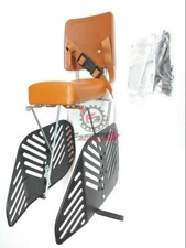 SEGGIOLINO POSTERIORE CBF 117 PORTA BIMBO PER BICI PORTA PACCHI BICICLETTA miele