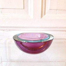 Ciotola in vetro arte svedese