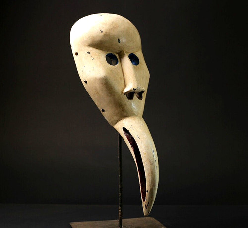 Maschera legno africano - legno,