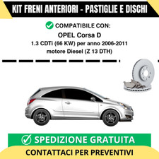 KIT FRENI ANTERIORI (Pastiglie