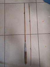 Canne A Pêche Ancienne En Bambou Refendu Olympic Rod