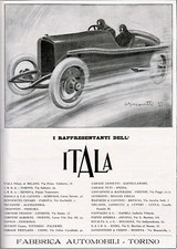 PUBBL. 1922 AUTO ITALA TORINO
