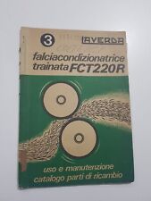 LAVERDA FALCIACONDIZIONATRICE TRAINATA FCT 220 R- ORIGINALE