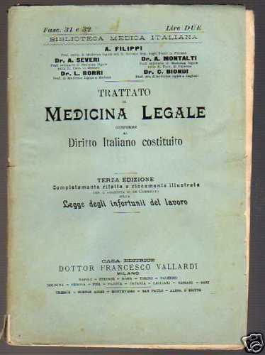 Trattato medicina legale - trattato,