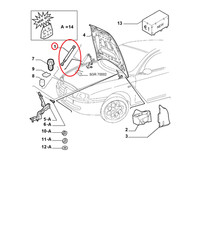 PUNTELLO COPERCHIO VANO MOTORE