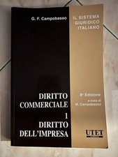 Diritto commerciale 1 - diritto dell'impresa: Vol. 1Campobasso