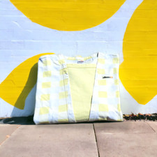 Ellesse vintage 80S felpa leggera donna oversize corta taglia presunta M/L