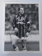 ***FRANCO BARESI IN CAMPO CON LA MAGLIA DEL MILAN*** FOTO ORIGINALE ANNI '90