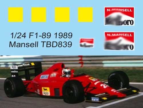 Decals per ferrari - 1/24,