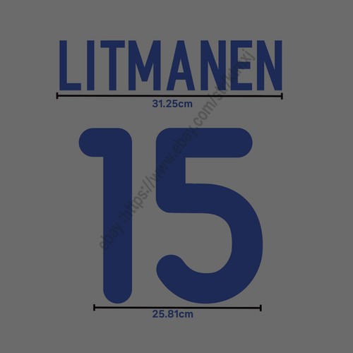 Barcelona away name set - 00/01,