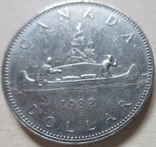 1982 canada canoe nickel - canoe,