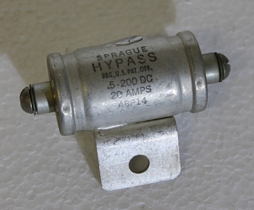 Sprague capacitor carta olio - carta,