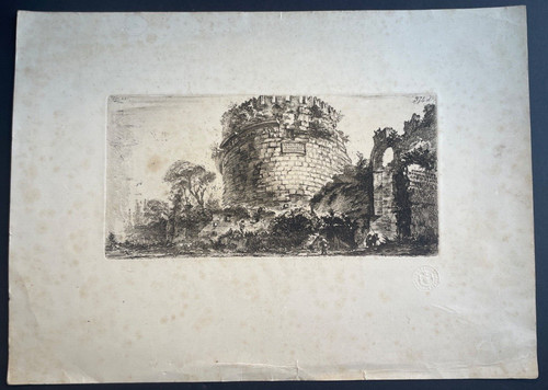 Acquaforte piranesi - acquaforte,