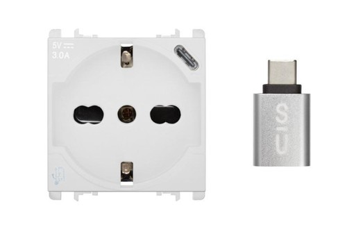 Presa p40 usb urmet - presa, p40+usb-c