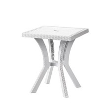 TAVOLO RESINA RATTAN 60X60