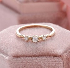 Anello promessa tre pietre