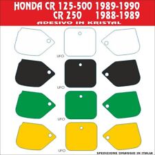 Honda cr 125 e cr 500 1989-90      cr 250 1988-89  KIT Portanumeri in kristal