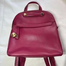 Zaino FURLA Piper in pelle rosa, usato, 25x26x10 cm