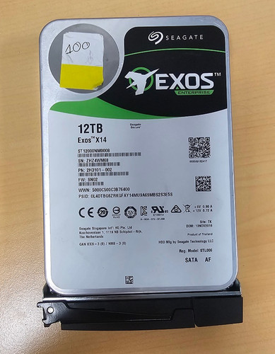 Seagate exos x14 12tb 2k - x14,