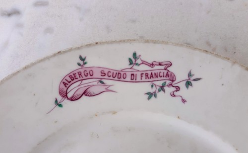 Piatto albergo scudo - albergo, di