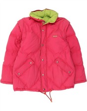 Giacca imbottita DIADORA uomo vestibilità ampia reversibile UK 36 piccola rosa poliestere EF01