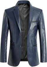Blazer uomo elegante nuovo blu