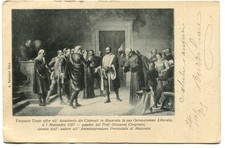 CB34 - Cartolina sulla vita di Torquato Tasso - viaggiata - 24.12.1905 -