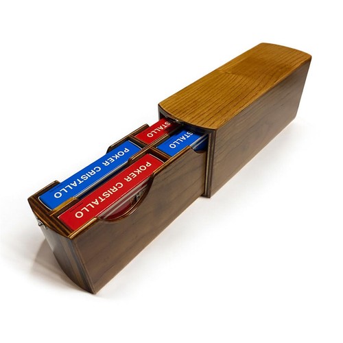 Cofanetto legno con mazzi - legno,